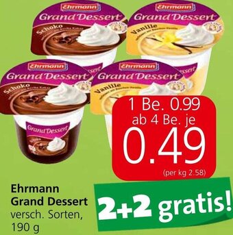 Spar Ehrmann Grand Dessert 190 g Angebot