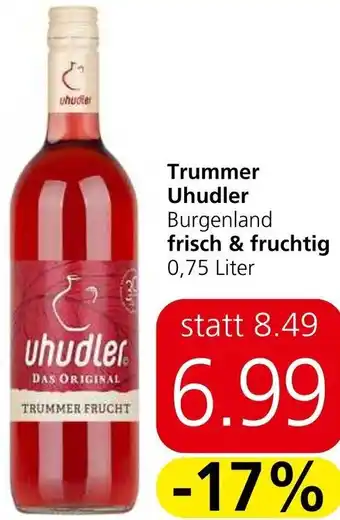 Spar Trummer Uhudler 0,75 Liter Angebot
