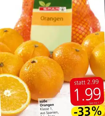 Spar Süße Orangen Angebot