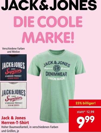 Interspar Jack & Jones Herren-T-Shirt Angebot