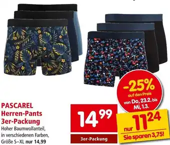 Interspar Pascarel Herren-Pants 3er-Packung S-XL Angebot