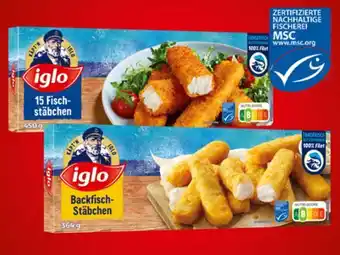 Lidl Iglo msc fischstäbchen oder backfisch-stäbchen Angebot