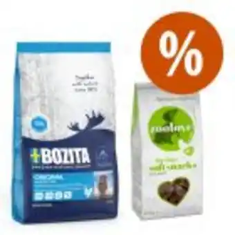 Zooplus 1.1 kg bozita trockenfutter + 100 g zoolove soft-snacks zum sonderpreis! Angebot