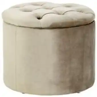 Mömax Hocker aus samt in taupe Angebot