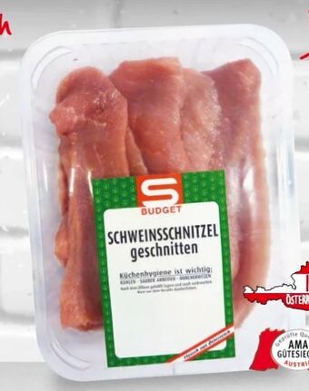 Spar Schweinsschnitzel Angebot