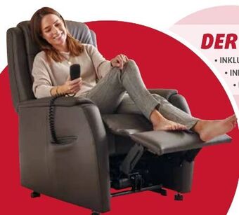 Polstermöbel Fischer Relaxsessel leder Angebot