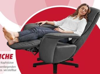 Polstermöbel Fischer Relaxsessel leder Angebot