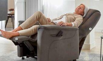 Polstermöbel Fischer Relaxsessel stoff Angebot