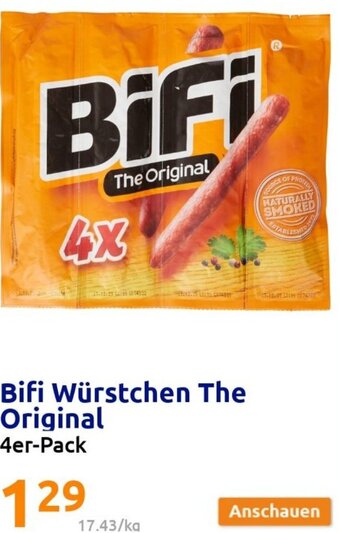 Action Bifi Würstchen The Original 4er-Pack Angebot