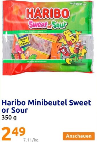 Action Haribo Minibeutel Sweet or Sour 350 g Angebot