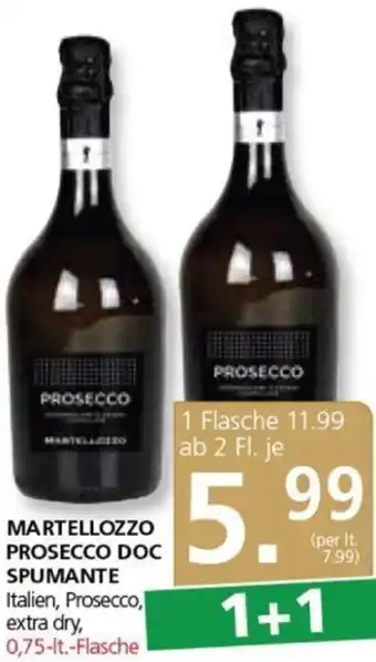 Spar Martellozzo Prosecco DOC Spumante 0,75 lt Angebot