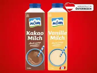 Lidl Nöm kakao oder vanille-milch Angebot
