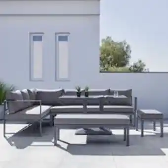 Mömax Loungegarnitur "pergola", 5-teilig, outdoorstoff Angebot