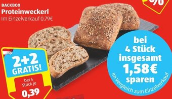 Hofer Backbox Proteinweckerl Angebot