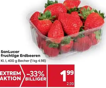 Billa SanLucar fruchtige Erdbeeren 400 g Angebot