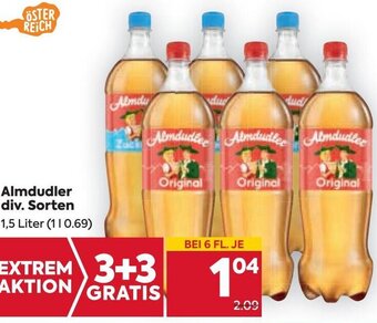 Billa Almdudler div. Sorten 1,5 Liter Angebot