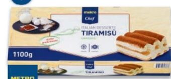 Metro Tiramisu savoiardi Angebot
