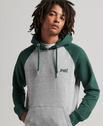 Superdry Organic cotton vintage logo baseball hoodie Angebot