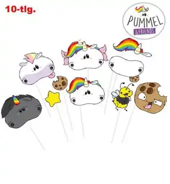 Pagro Diskont Party props pummeleinhorn 10 stück bunt Angebot