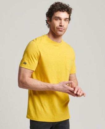 Superdry Organic cotton crew neck slub pocket t-shirt Angebot