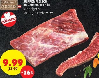 PENNY Suppenfleisch pro kilo Angebot