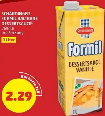 PENNY Schärdinger Formil Haltbare Dessertsauce 1 Liter Angebot