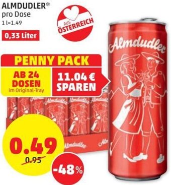 PENNY Almdudler 0,33 Liter Angebot