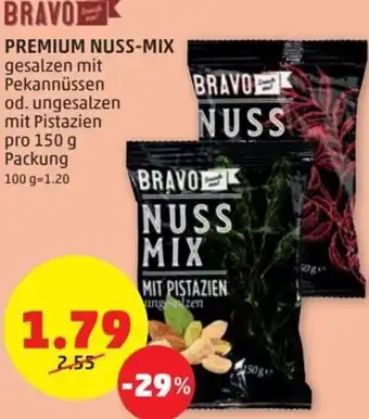 PENNY Bravo Premium Nuss-Mix 150 g Angebot
