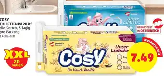 PENNY Cosy Toilettenpapier 20 Rollen Angebot