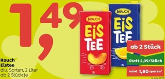 ADEG Rauch Eistee 2 Liter Angebot