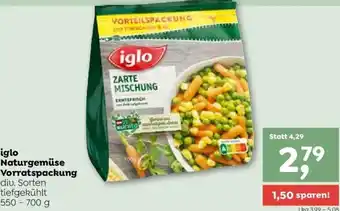 ADEG iglo Naturgemüse Vorratspackung 550-700 g Angebot