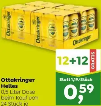 ADEG Ottakringer Helles 0,5 Liter Dose 24 Stk. Angebot