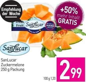 Sutterlüty SanLucar Zuckermelone 250 g Angebot