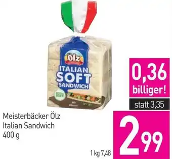 Sutterlüty Meisterbäcker Ölz Italian Sandwich 400 g Angebot