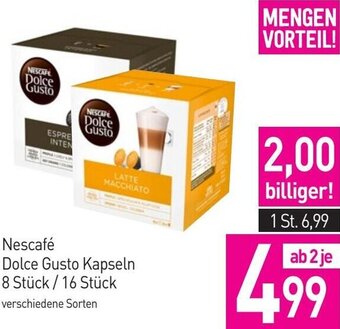 Sutterlüty Nescafé Dolce Gusto Kapseln 8 Stk. / 16 Stk. Angebot