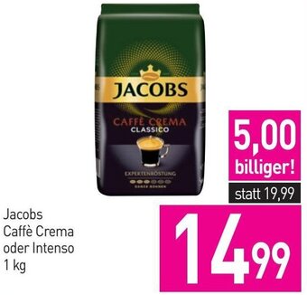 Sutterlüty Jacobs Caffè Crema oder Intenso 1 kg Angebot