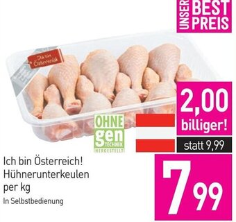 Sutterlüty Ich bin Österreich! Hühnerunterkeulen per kg Angebot