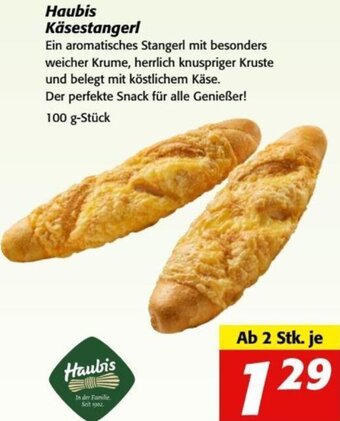 Nah&Frisch Haubis Käsestangerl 100 g-Stk. Angebot