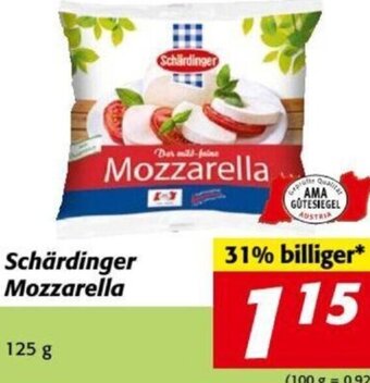 Nah&Frisch Schärdinger Mozzarella 125 g Angebot