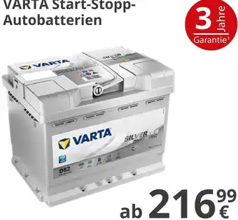 Varta Start-Stopp-Autobatterien