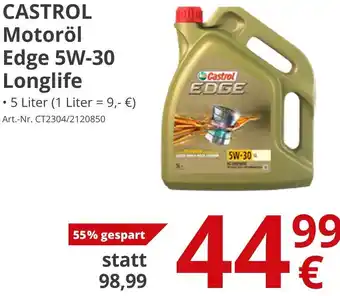 A.T.U. Castrol Motoröl Edge 5W-30 Longlife 5 Liter Angebot