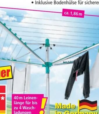 Norma Wäscheschirm linomatic 400 easy Angebot