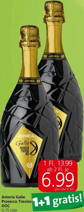 Spar Astoria Galie Prosecco Treviso DOC 0,75 Liter Angebot