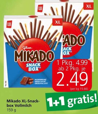 Spar Mikado XL-Snackbox Vollmilch 159 g Angebot