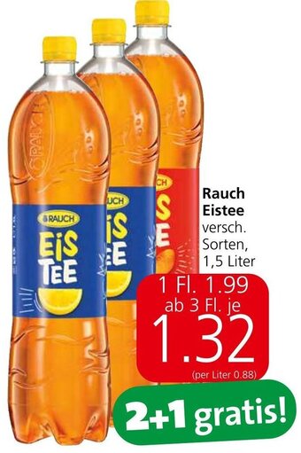 Spar Rauch Eistee 1,5 Liter Angebot