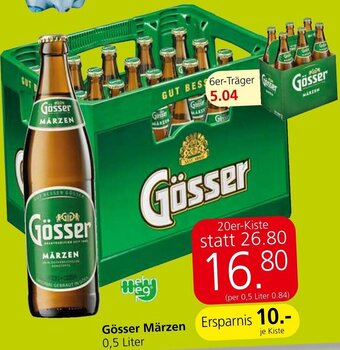 Spar Gösser Märzen 0,5 Liter Angebot