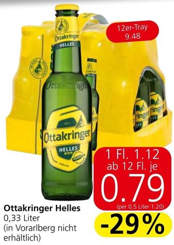 Spar Ottakringer Helles 0,33 Liter Angebot