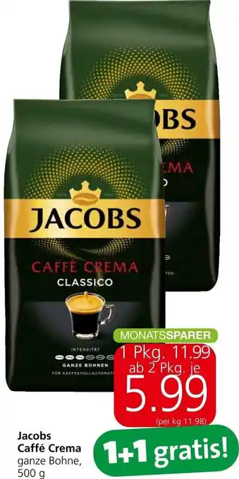 Spar Jacobs Caffé Crema 500g Angebot