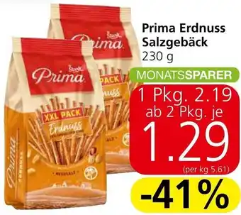 Spar Prima Erdnuss Salzgebäck 230 g Angebot
