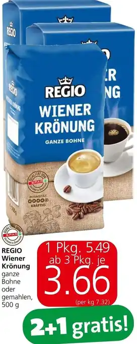 Spar Regio Wiener Krönung 500 g Angebot